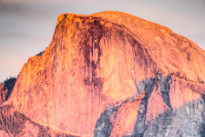 Half Dome Full Sunset